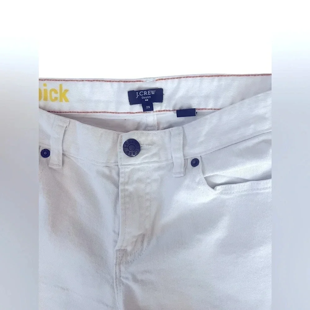 J.Crew Toothpick White Skinny Jeans | Size 29 | Classic Stretch Denim